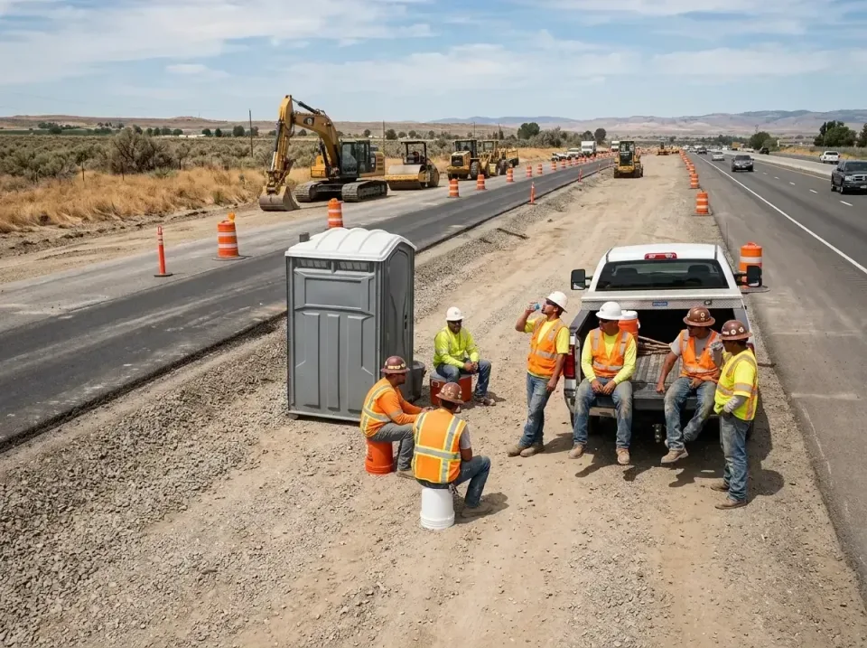 highway-road-construction-crew-007 — frequently asked questions, Porta Potty and Restroom Rentals in East Lexington, VA